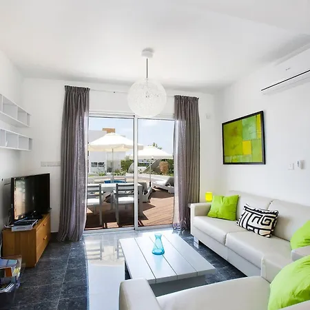 Luxury Cyprus Indigo Private Pool Sea View 1 Bdr Villa Paphos